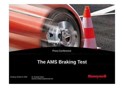 ams test brake pads|brake performance test pdf.